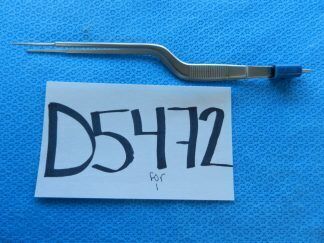 D5472 Codman Malis Jensen Bipolar Bayonet Forceps Straight Tips 101mm 80-2923