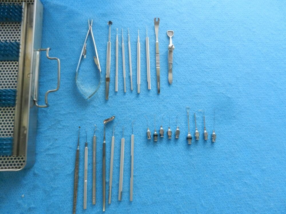 Miltex Symmetry Storz Surgical Ophthalmic Instrument Set W/ Case - Image 3