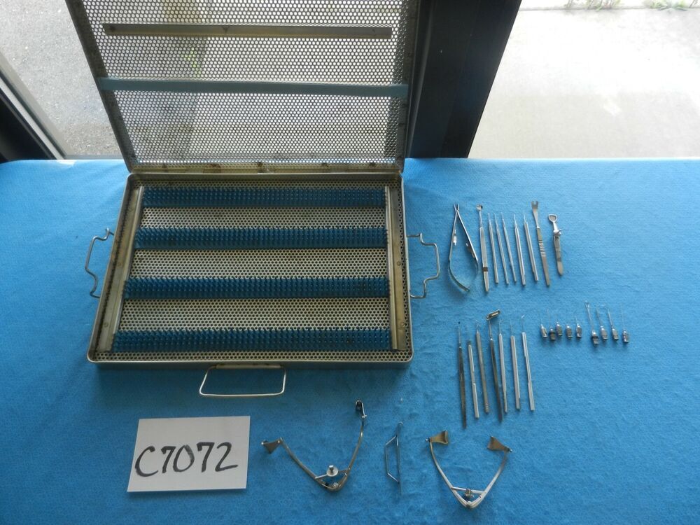 Miltex Symmetry Storz Surgical Ophthalmic Instrument Set W/ Case