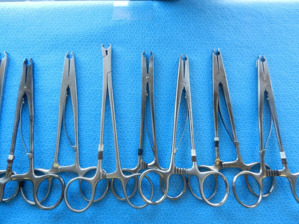 Codman Zimmer Surgical Orthopedic Neuro Forceps Lot Of 22 - Image 4