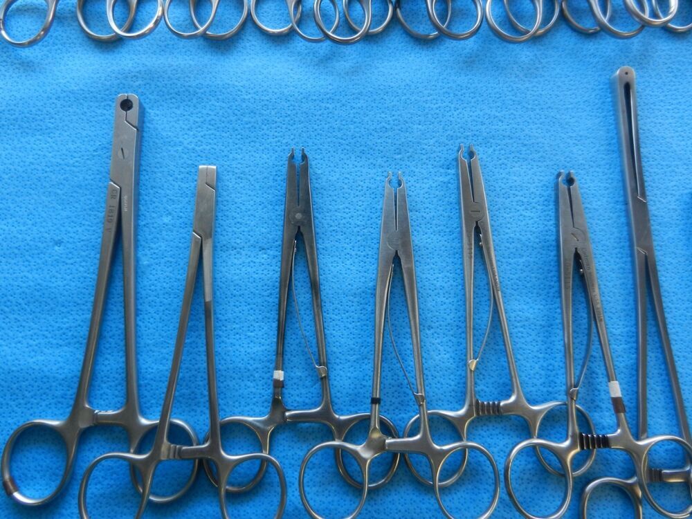 Codman Zimmer Surgical Orthopedic Neuro Forceps Lot Of 22 - Image 5