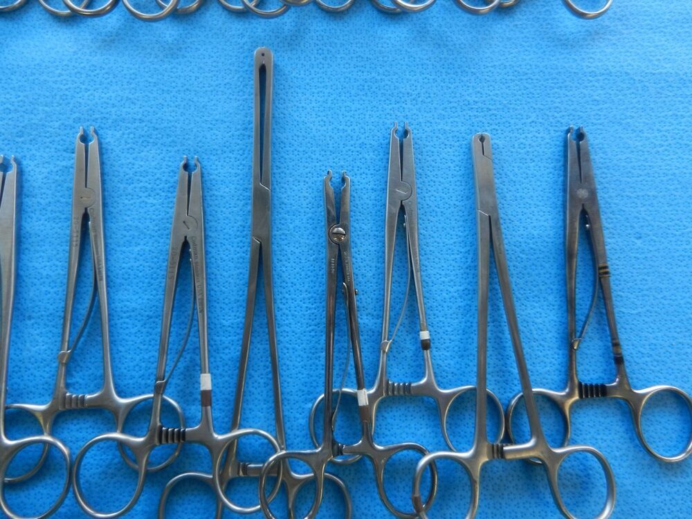 Codman Zimmer Surgical Orthopedic Neuro Forceps Lot Of 22 - Image 6