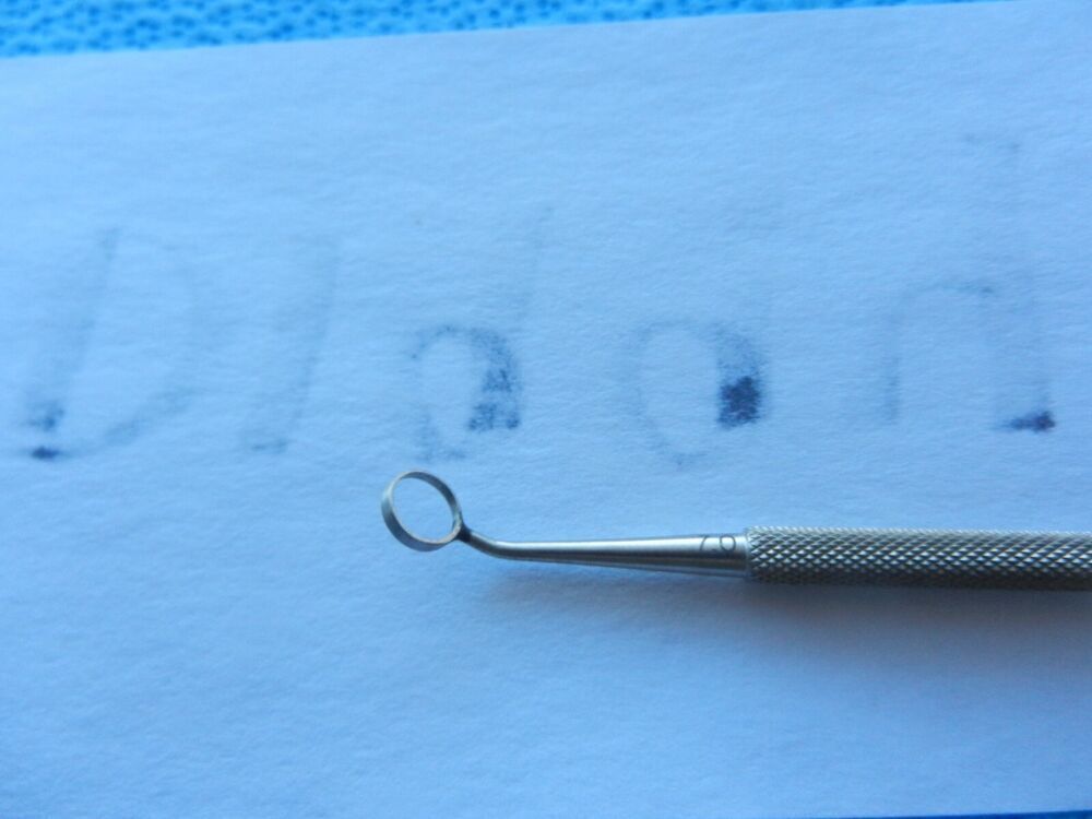 D1994 Storz Surgical Double Ended Ring Curette E425 - Image 3
