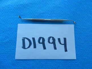 D1994 Storz Surgical Double Ended Ring Curette E425