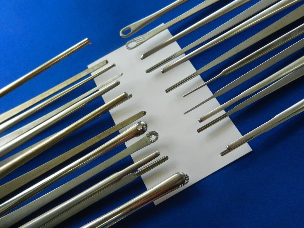 E1383 V. Mueller Pilling Aesculap Lot of 14 Forceps 26-36cm Overall Length - Image 3
