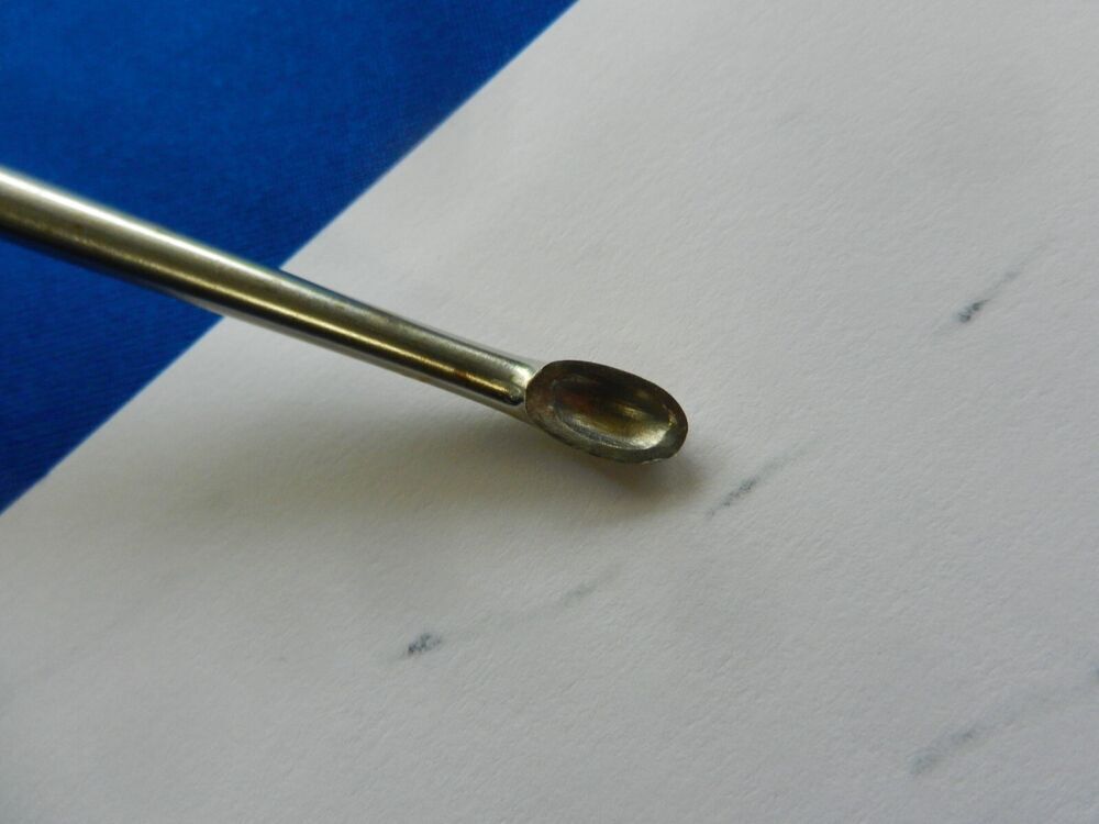 E1477 AcroMed Wallie Heinig Size 2 Straight Curette 15" Overall Length 2029-2 - Image 3