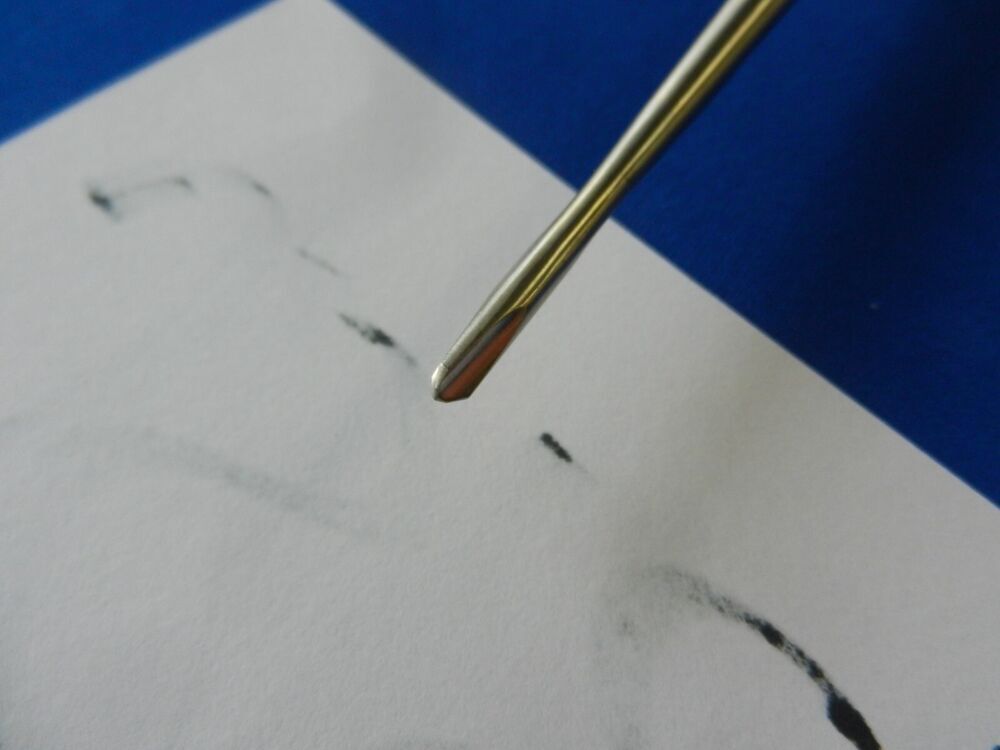E3180 AcroMed 2029-50 Wallie Heinig #1 Straight Curette 15" Overall Length - Image 3