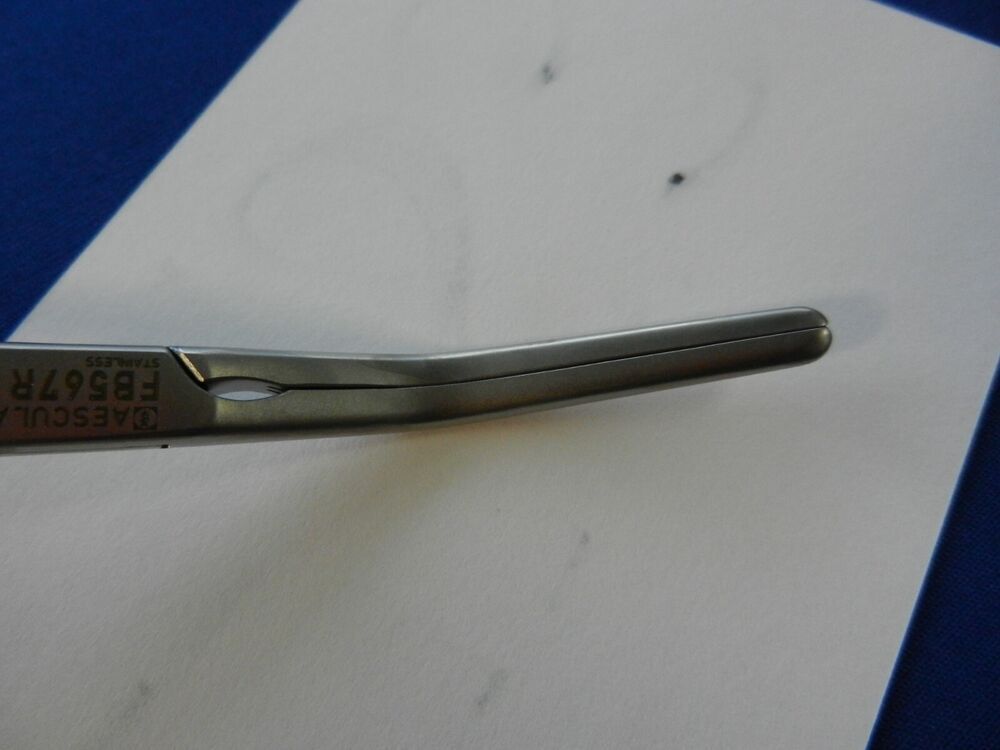 E4183 Aesculap FB567R Cooley Pediatric Clamp 165mm - Image 3