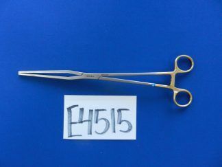 E4515 Aesculap MB096R Fogarty Straight 86mm Clamp 12.25" Overall Length