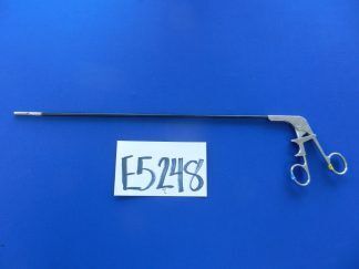 E5248 Aesculap 8360-00 Atraumatic Single Action Grasper 5.0mm x 36cm