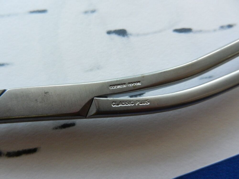 E6547 Codman 36-4015 Stratte Needle Holder 9" Overall Length - Image 6