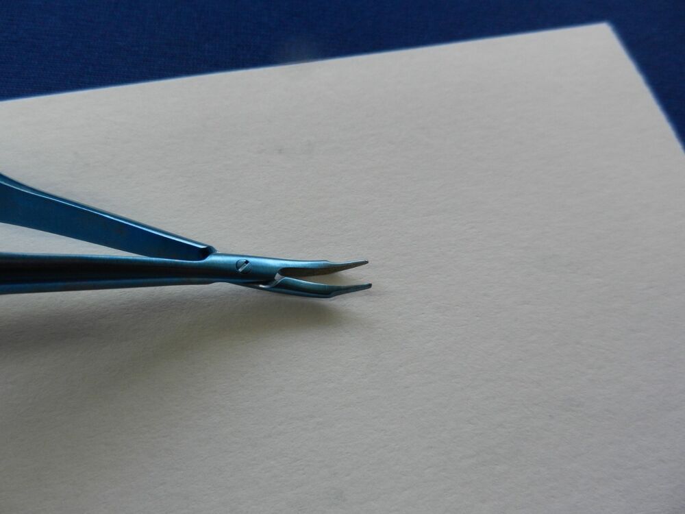 E7423 Ambler OH021U Barraquer Medium Gently Curved Needle Holder - Image 3