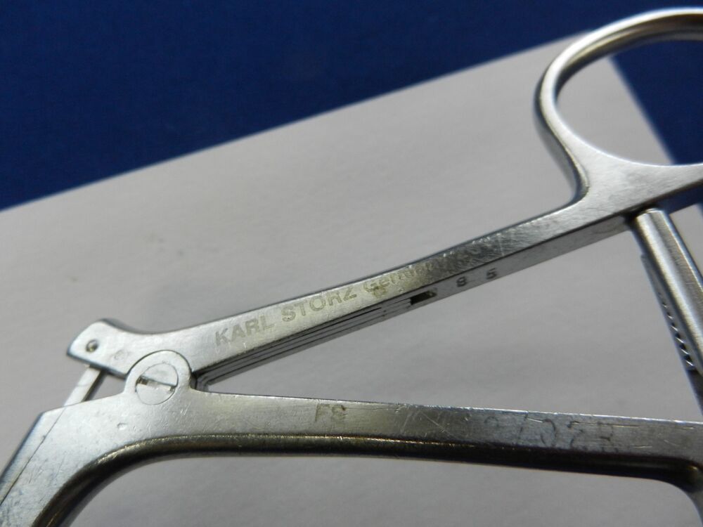 E7436 Storz 26177VA Meso Laparoscopic Wavy Forceps 5mm x 34cm - Image 5