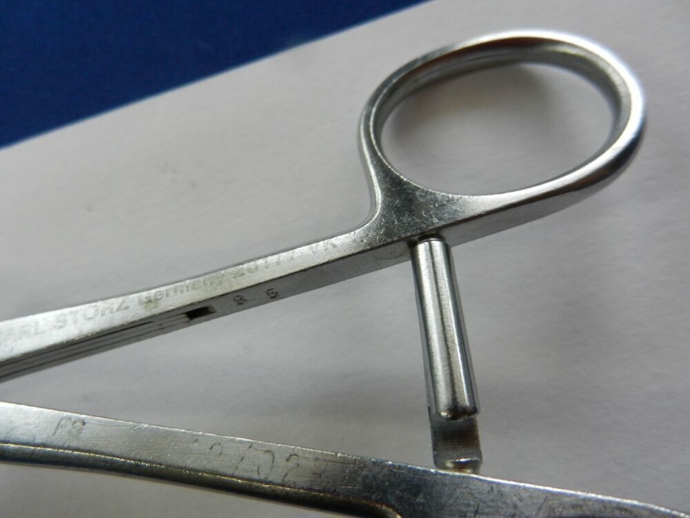 E7436 Storz 26177VA Meso Laparoscopic Wavy Forceps 5mm x 34cm - Image 6