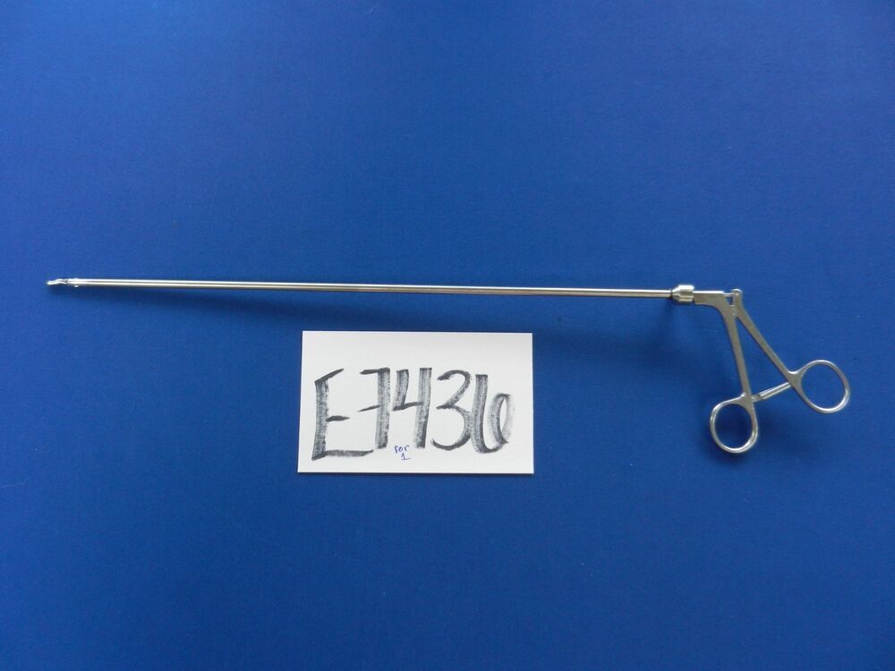 E7436 Storz 26177VA Meso Laparoscopic Wavy Forceps 5mm x 34cm
