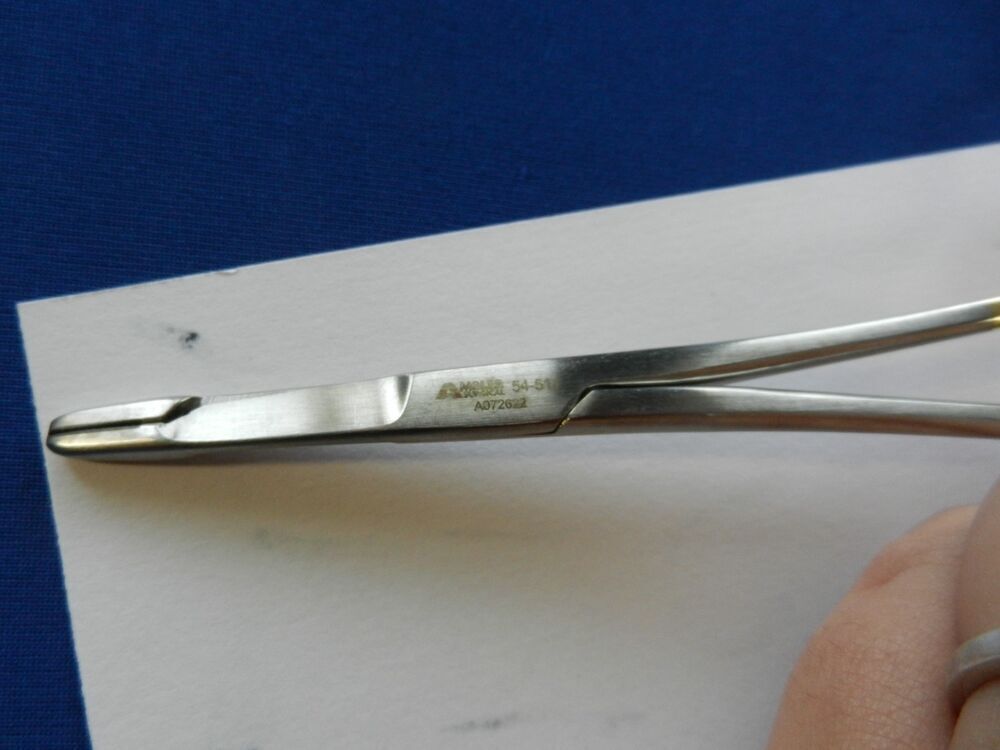 Ambler 54-511 Olsen Hegar Straight Needle Holder 5.5" Overall Length - Image 5