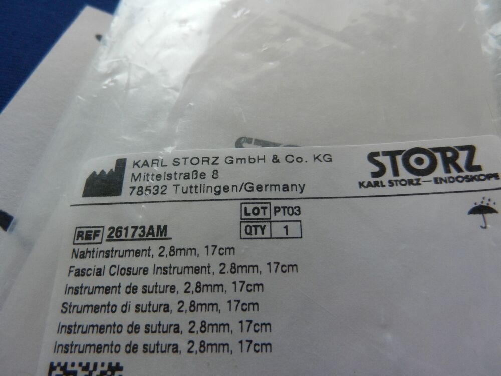 ***NEW*** Storz 26173AM Closure Instrument 2.8mm x 17cm - Image 3