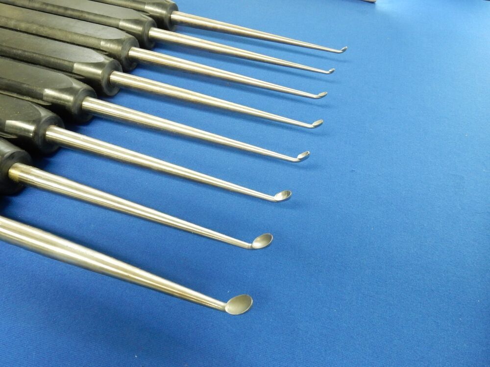 Zepf 38-1000 Magnum Straight and Angled Curette Set of 15 w/ Case - Image 4