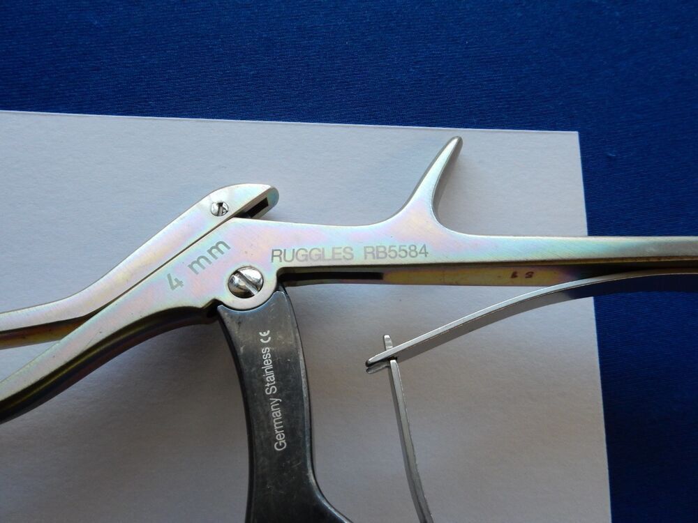 Integra Ruggles RB5584 Ultra-Coat Bayonet 40° UP 4mm Kerrison Rongeur - Image 3