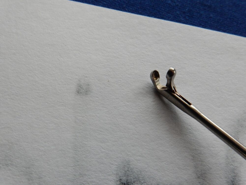 Xomed 3731022 ENT 2.0mm Curved Up Biopsy Cup Forceps 9-3/4" - Image 4
