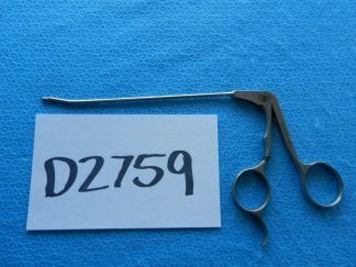 D2759 Zimmer Surgical 2.75mm Up Angled Punch Forceps 70-0155-112