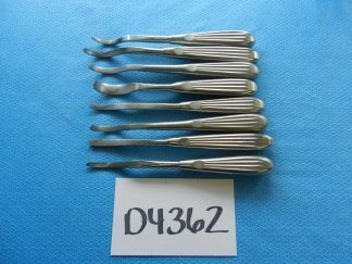 D4362 Zimmer Aesculap Surgical Crego Elevators Lot Of 8