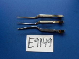 Codman V. Mueller Non-Insulated Bayonet Bipolar Forceps Lot of 3