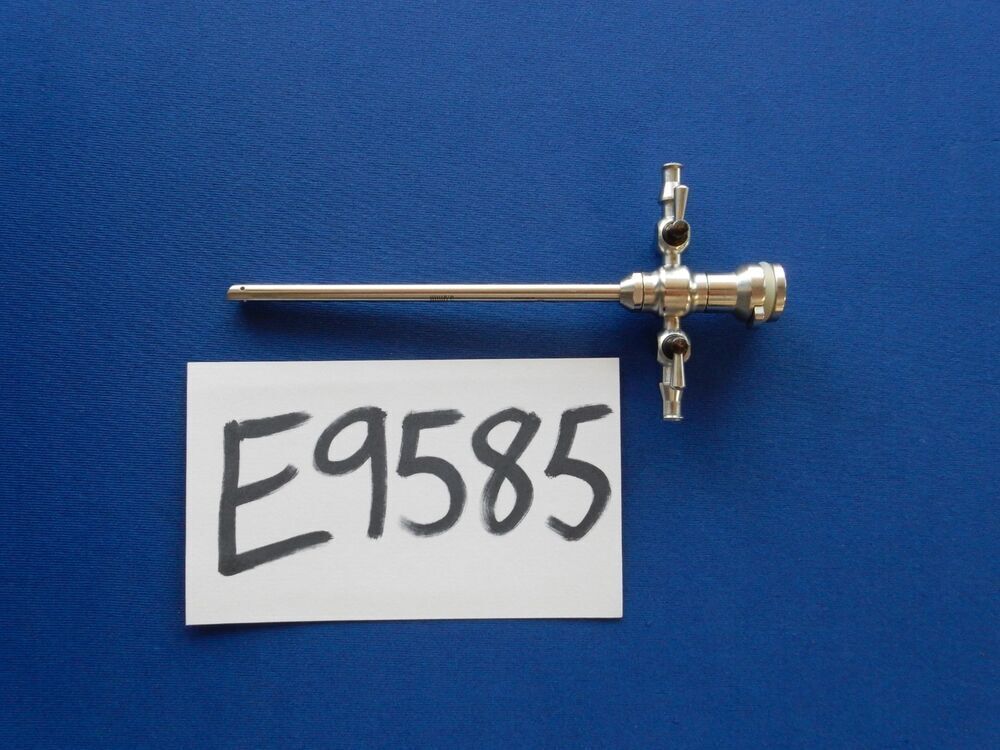 Stryker 377-031-144 5.0mm Cannula w/ Dual Stopcocks