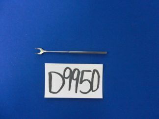 D9950 Aesculap Surgical 10mm 2 Prong Micro Hook 15.5cm Overall Length MB891R