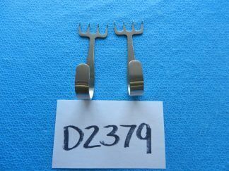 D2379 Codman Symmetry Surgical Sharp 4 Prong Retractors 22-2006