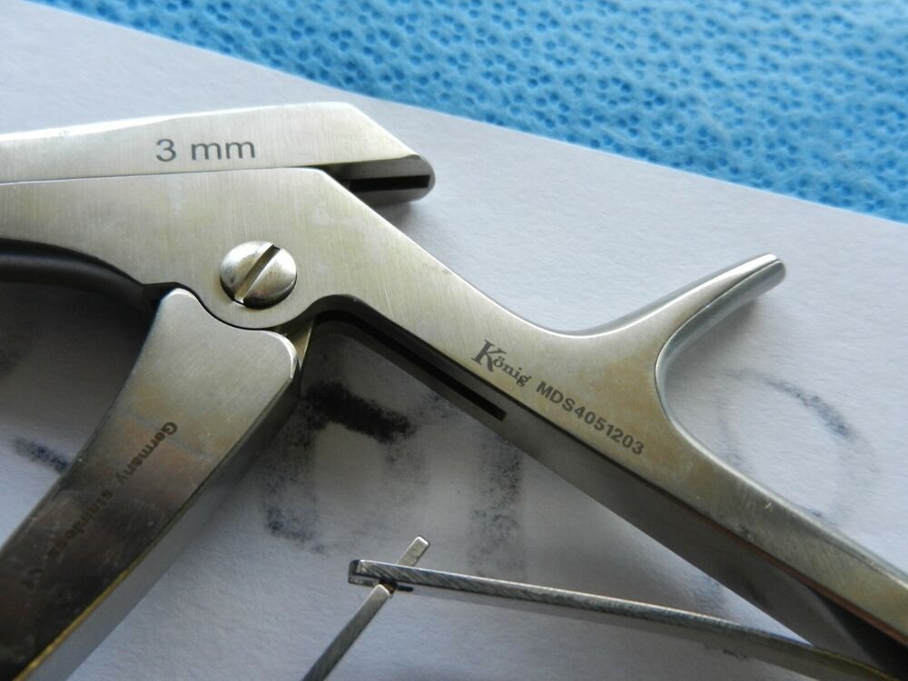 D2868 Konig Surgical 3mm 40 Degree 7in Kerrison Rongeur MDS4051203 - Image 5