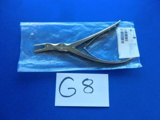 G8 Ruggles Redmond RN3032 Leksell Rongeur Slightly Curved 3mm Bite 9" NEW!