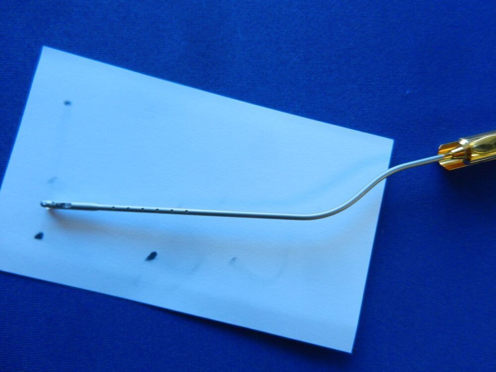 F32 Codman Neuro Micro Bayonet Cup Forceps w/ Drainage Holes 80-2063 - Image 5