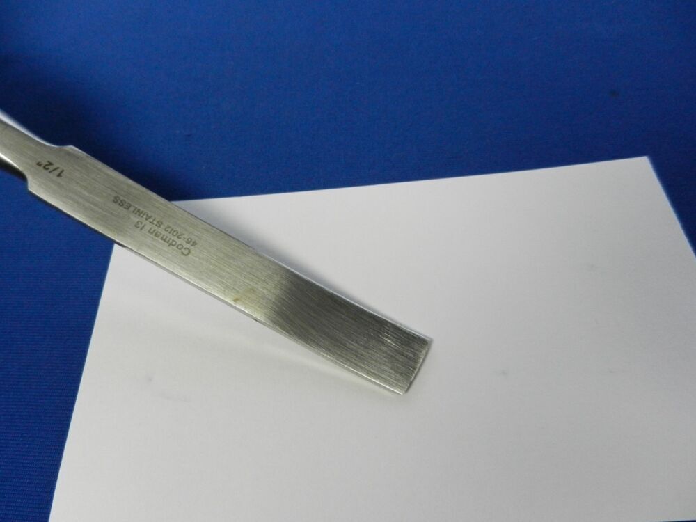 Codman 46-2012 Curved 13mm Wide Osteotome 11" Overall Length - Image 3