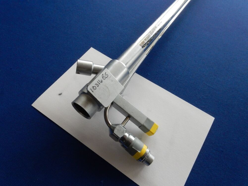 Storz 10316ES Rigid 9x350 Bronchoscope w/ Light Carrier - Image 4