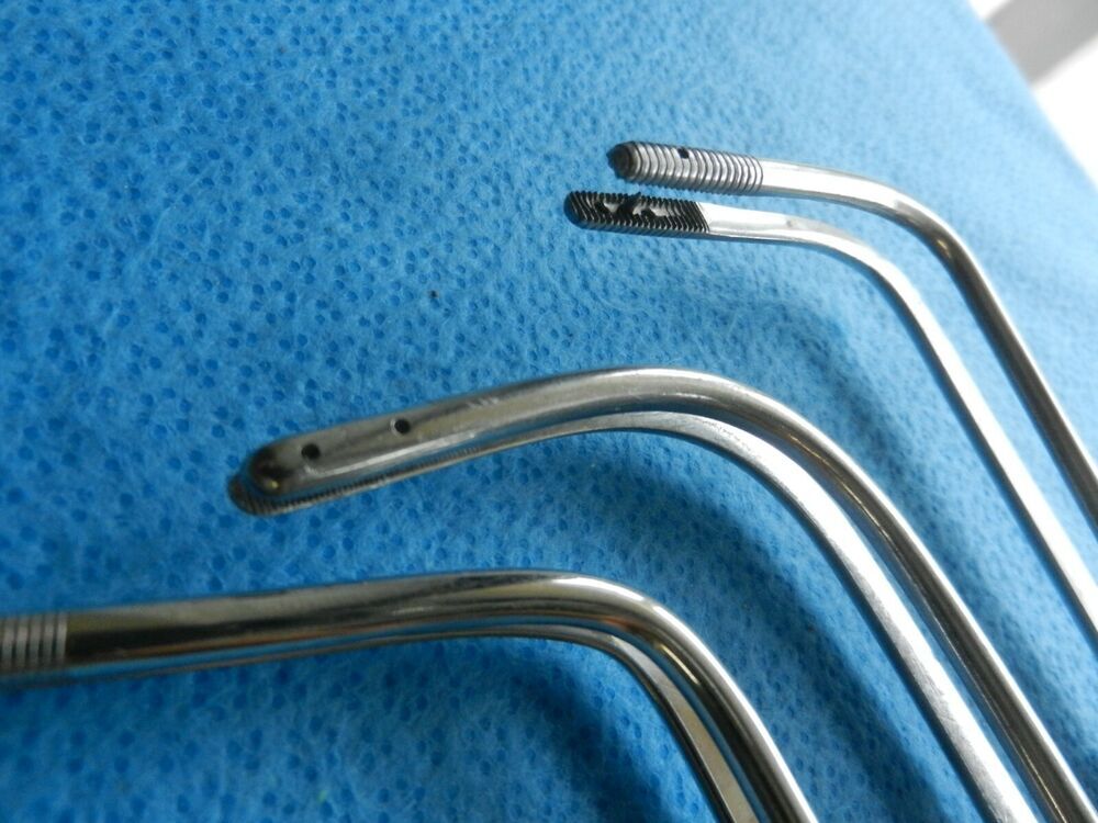 Pilling Storz Surgical ENT Jackson Laryngeal Forceps Lot Of 3 - Image 4