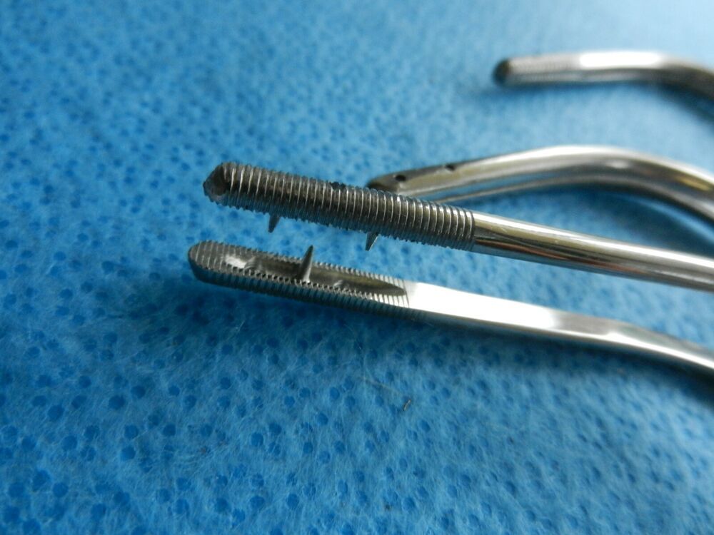 Pilling Storz Surgical ENT Jackson Laryngeal Forceps Lot Of 3 - Image 6