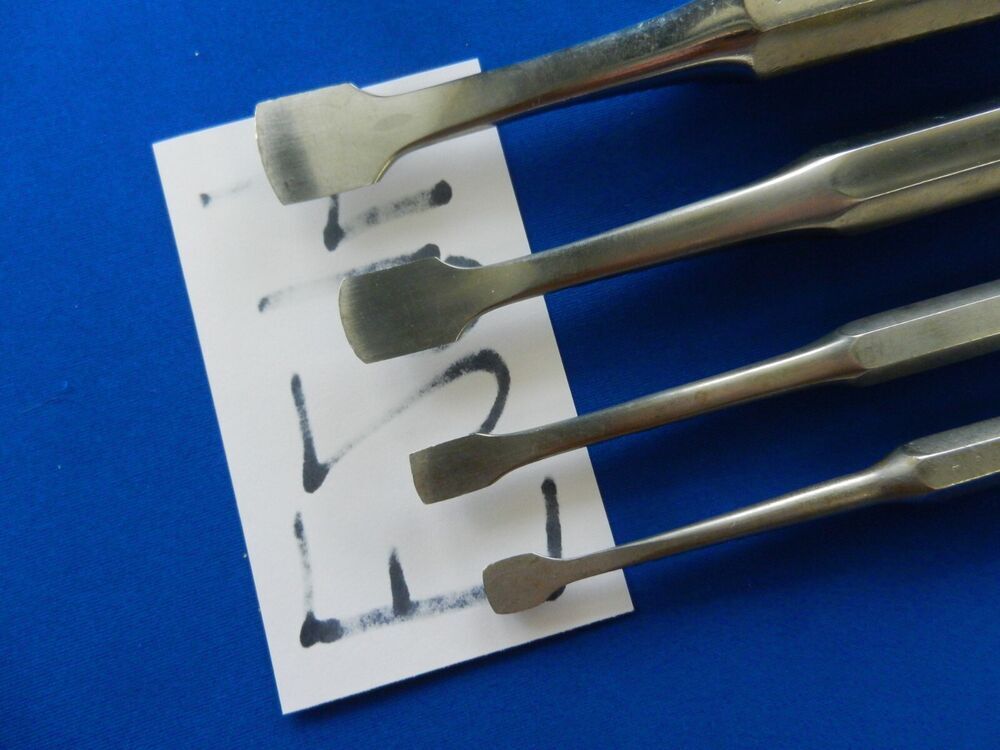 E294 Zimmer Spectrum Miltex Lot of 4 Key Periosteal Elevators - Image 3