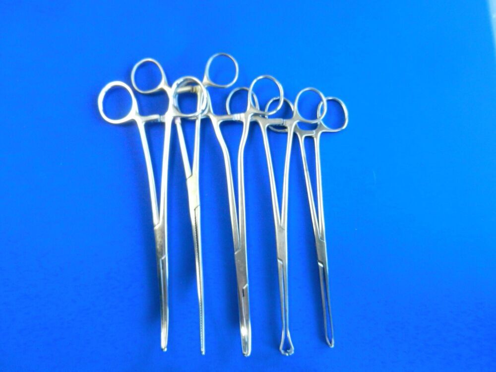 E690 Jarit V. Mueller Pilling Lot of 10 Forceps 19.5-22.5cm Overall Length - Image 4