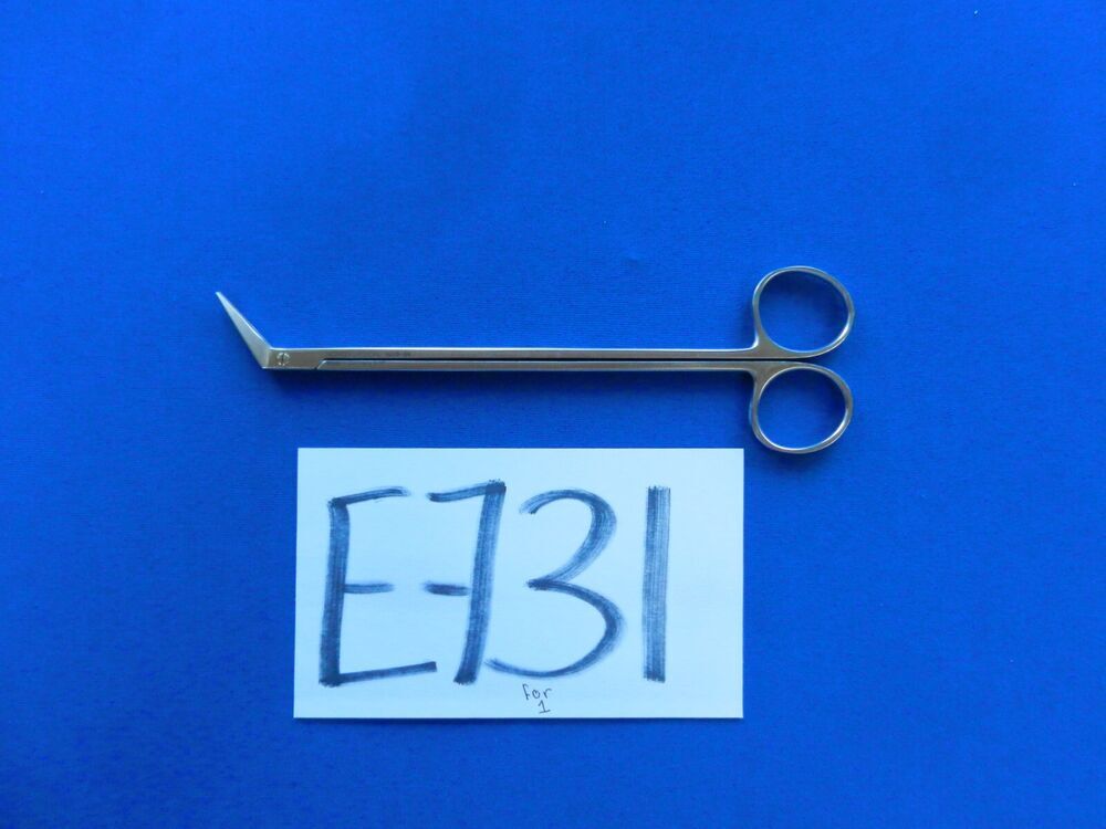E731 Novo Surgical Angled Tip Scissors 18cm Overall Length 5510-34