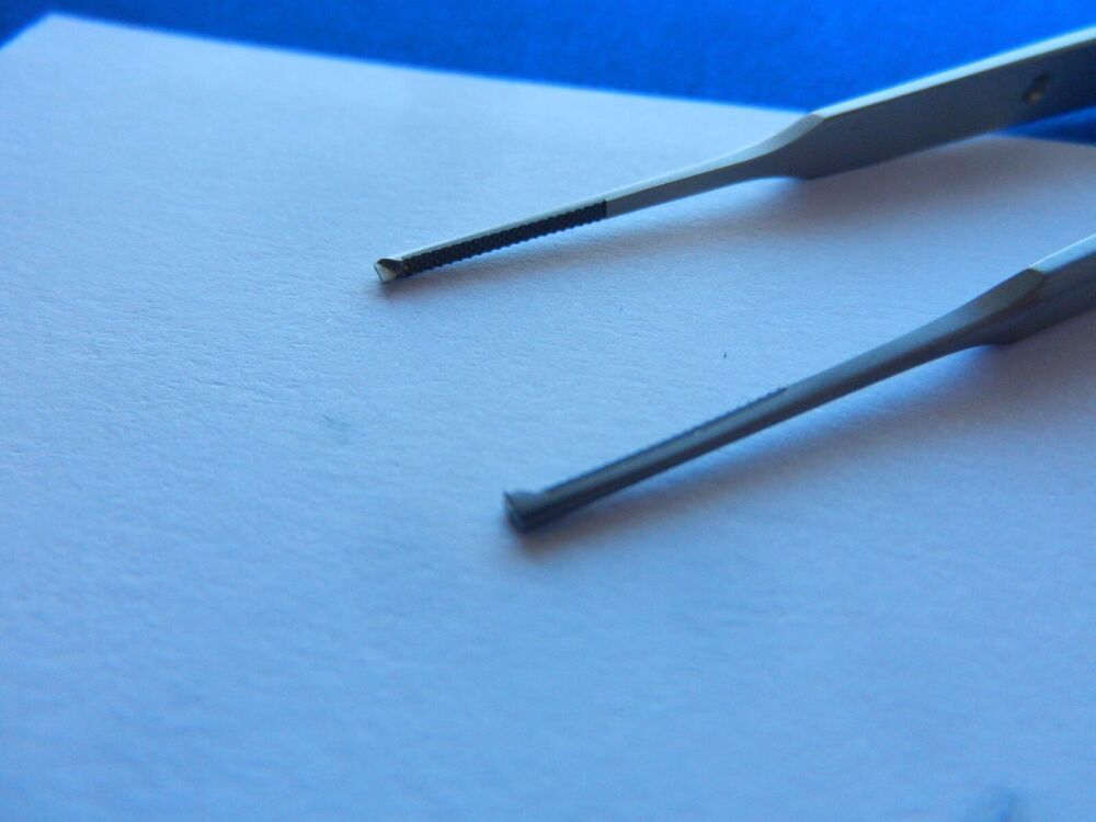 G52 Jarit 122-570 Carb-Bite Delicate 1x2 Teeth Gerald Forceps NEW! - Image 5