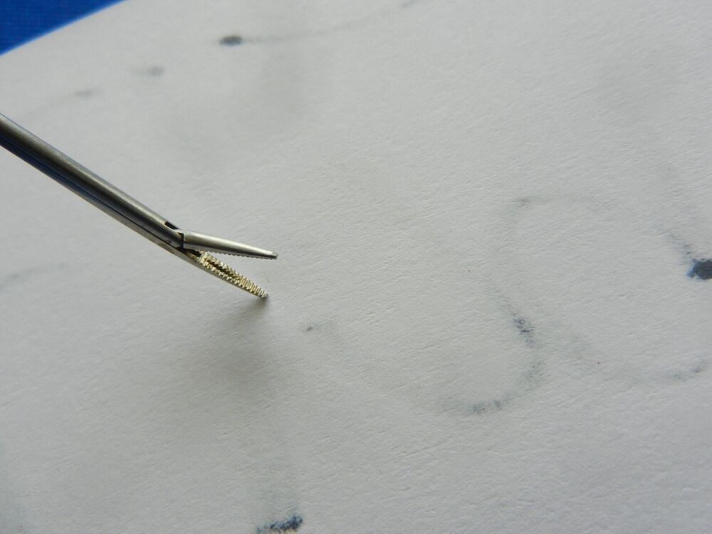 E1293 Jarit Surgical Hartman Straight Serrated Alligator ENT Forceps 380-150 - Image 4