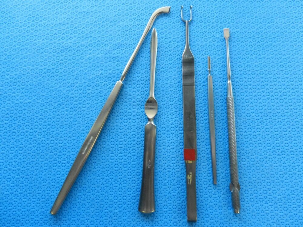 D4139 Storz Weck V. Mueller Surgical ENT Instruments Lot Of 5 - Image 4