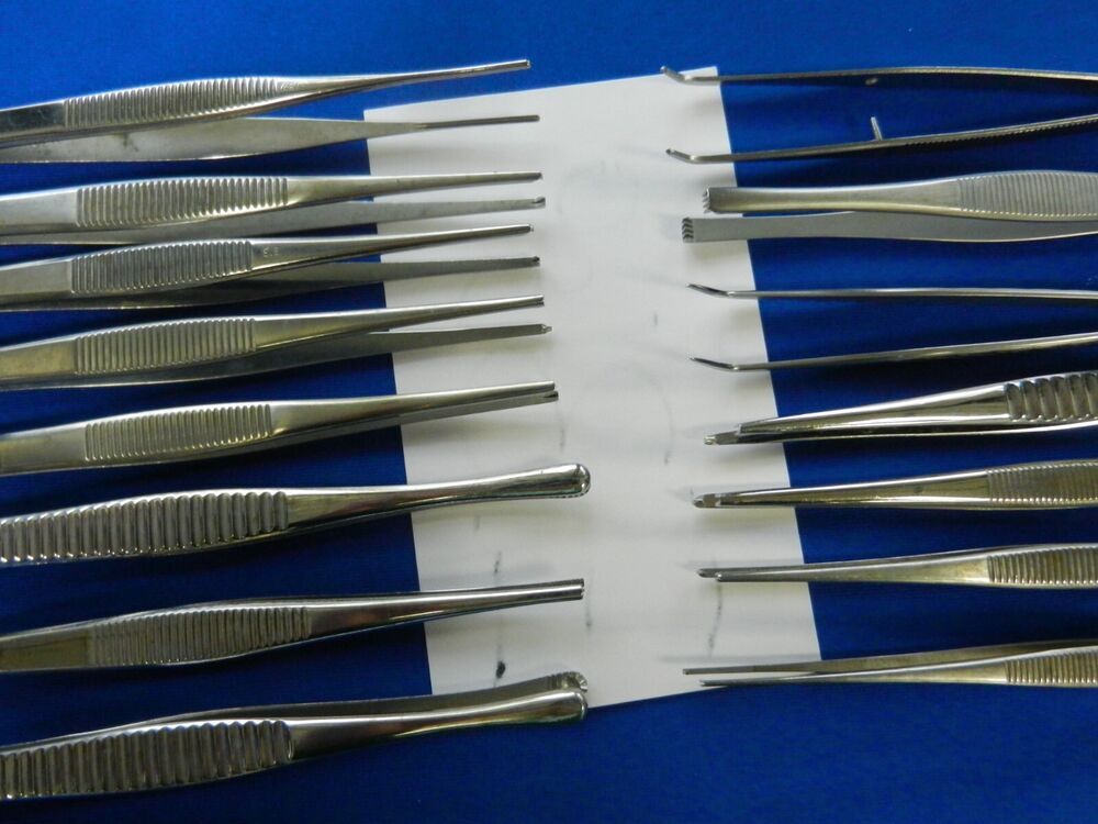 E1369 V. Mueller Jarit Codman Lot of 15 Forceps Approx. 14.5cm Length - Image 3