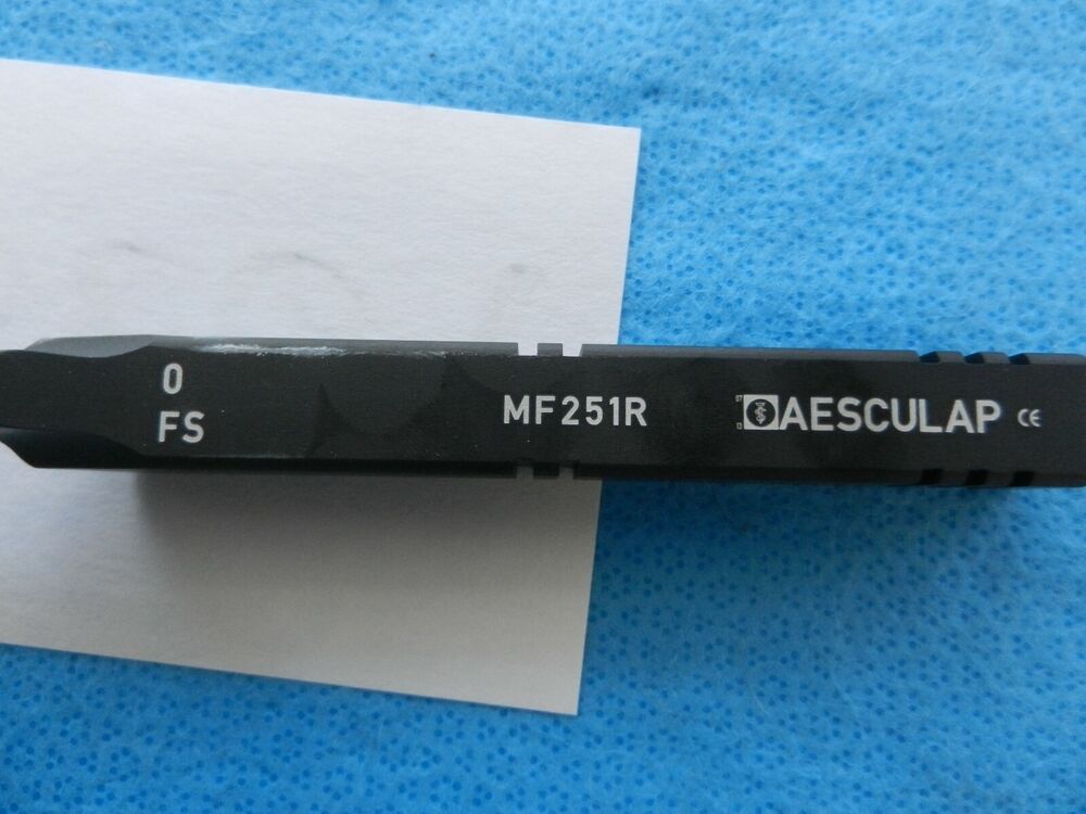 Aesculap Surgical Orthopedic FS Size 0 Bayonet Curette MF251R NEW! - Image 5