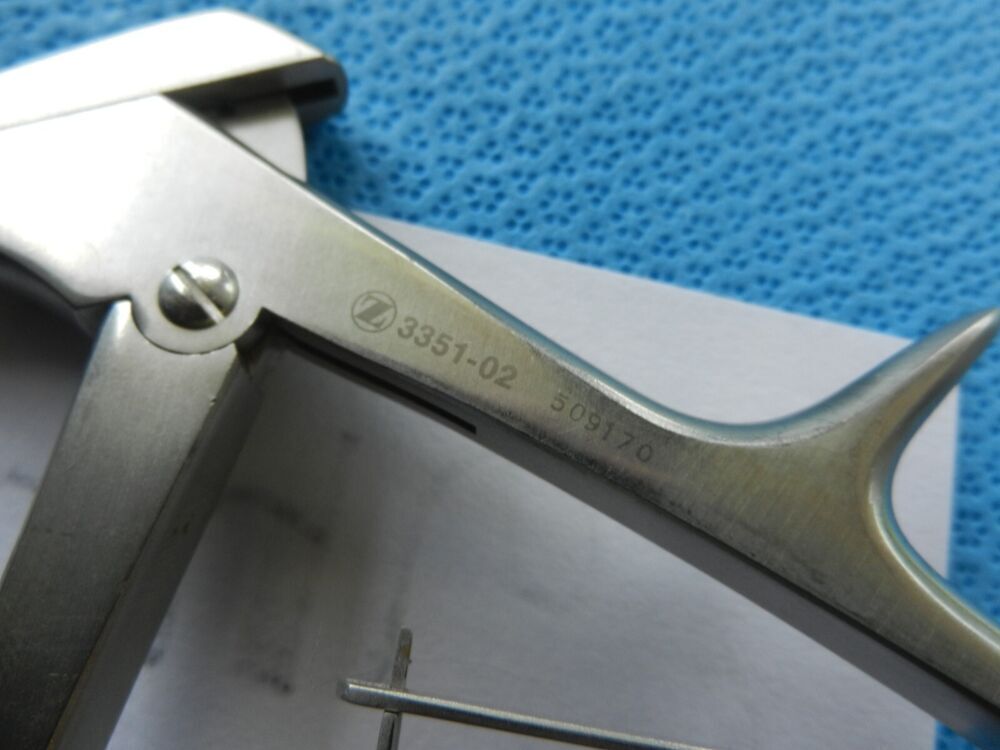 D4462 Zimmer Surgical 90 Degree Down 8in 3mm Rongeur 3351-02 - Image 4