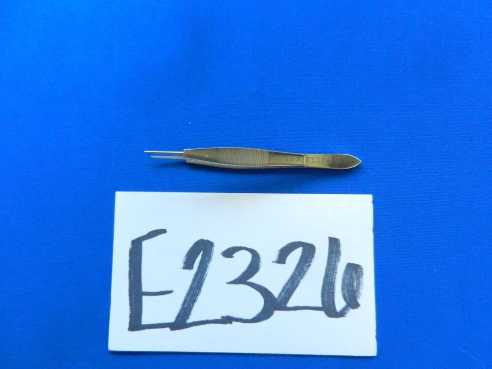 E2326 Storz E1446 Straight 1x2 Tooth Forceps 10.5cm Overall Length