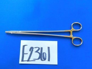 E2361 Codman 36-2019 Mayo Hegar TC Jaws Needle Holder 10" Overall Length
