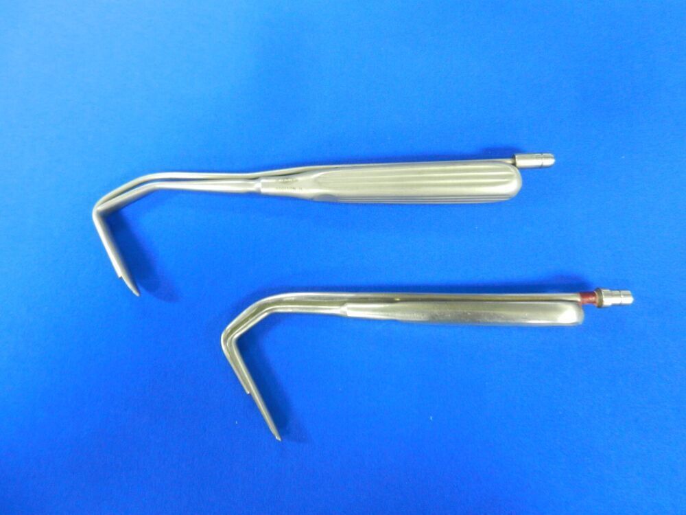 F121 Padget Elmed Luxtec Fiber Optic Retractor Set w/ Cables - Image 3