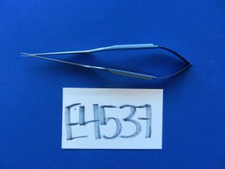 E4537 Codman 80-1728 Rhoton Straight Tip Bayonet Needle Holder 21.6cm Length